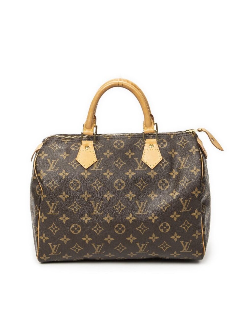 Louis Vuitton Speedy Brown Monogram Canvas Handbag